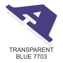 Blue Translucent 7703