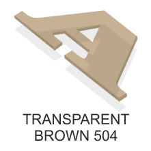 Transparent Brown 504