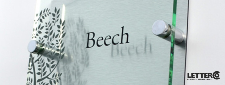 Acrylic Plaque with ACM Backing Material